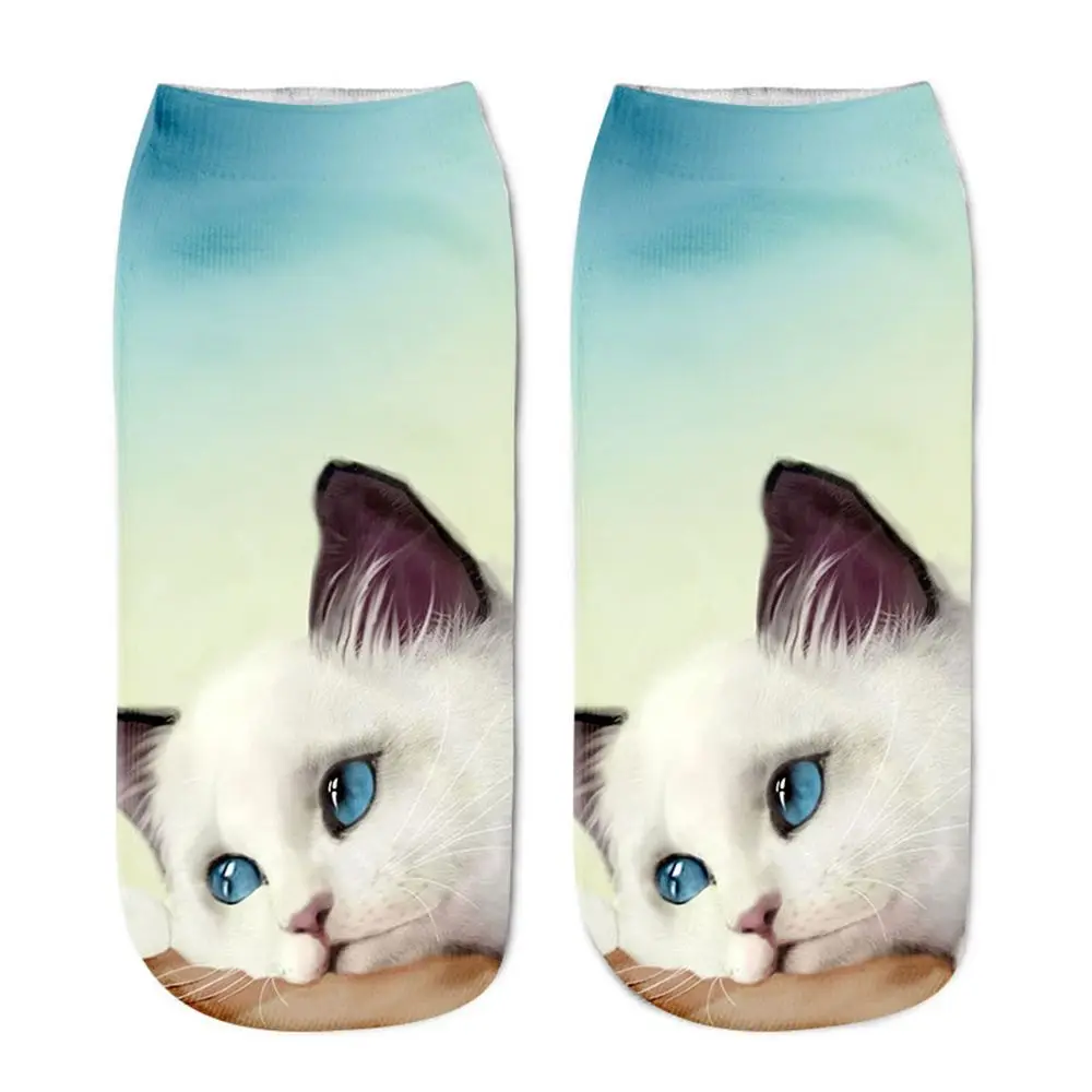 1 Pair Casual 3 D Cat Pattern Women Girls Cotton Socks Fashion High Quality Soft Short Socks
1 Pair Casual 3 D Cat Pattern Women Girls Cotton Socks Fashion High Quality Soft Short Socks