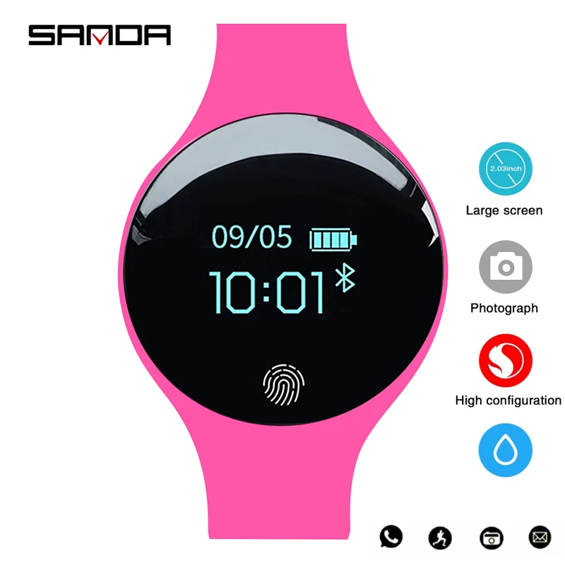 SANDA Bluetooth Smart Watch Waterproof Relogio Android SmartWatch Phone Call Remote Camera Information Display Sports Pedometer
SANDA Bluetooth Smart Watch Waterproof Relogio Android SmartWatch Phone Call Remote Camera Information Display Sports Pedometer