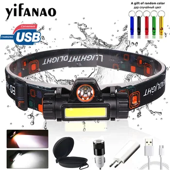 Gift LED Headlight Portable COB Work Light XPE Waterproof Magnet Headlamp With Built-in 18650 Battery Suit for Fishing Camping
Gift LED Headlight Portable COB Work Light XPE Waterproof Magnet Headlamp With Built-in 18650 Battery Suit for Fishing Camping