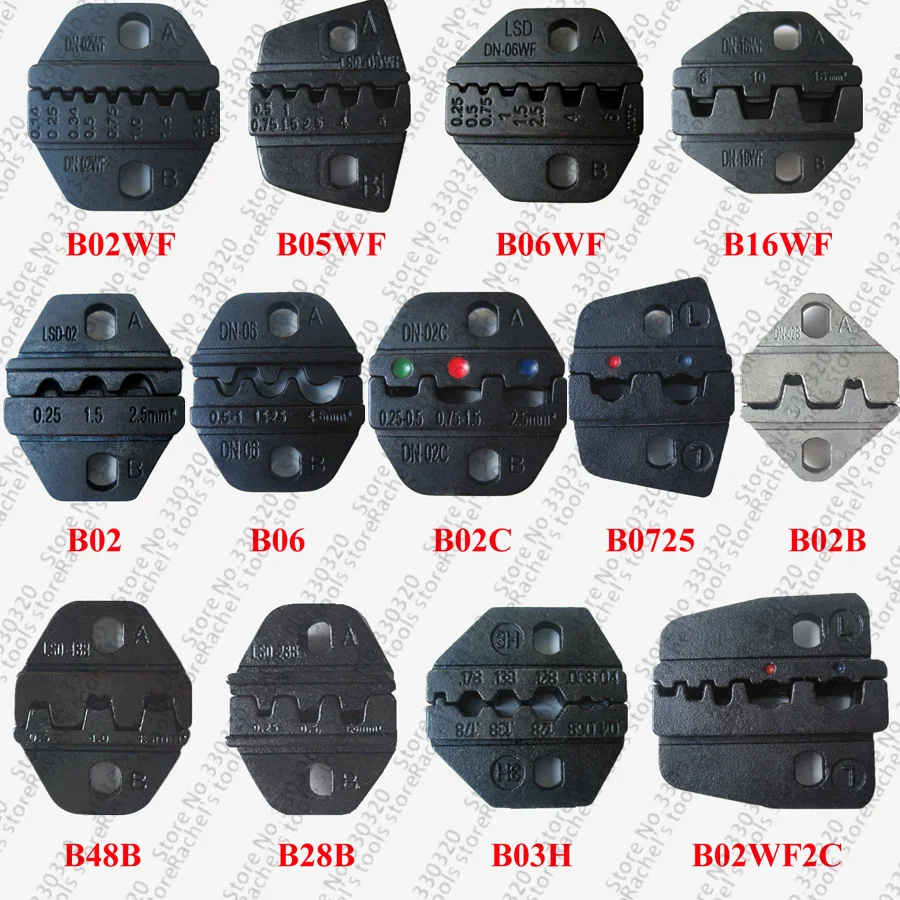 Mini replaceable Crimping die sets jaw,Crimping dies for press various teminal and connectors crimping tool pliers and DN-K02C
Mini replaceable Crimping die sets jaw,Crimping dies for press various teminal and connectors crimping tool pliers and DN-K02C