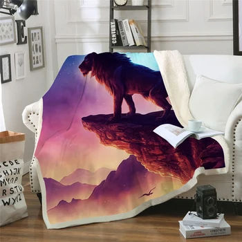 New 2019 Lion & Moon Printed Velvet Plush Throw Blanket Bedspread for Kids Girls Sherpa Blanket Travel Couch Quilt Cover
New 2019 Lion & Moon Printed Velvet Plush Throw Blanket Bedspread for Kids Girls Sherpa Blanket Travel Couch Quilt Cover