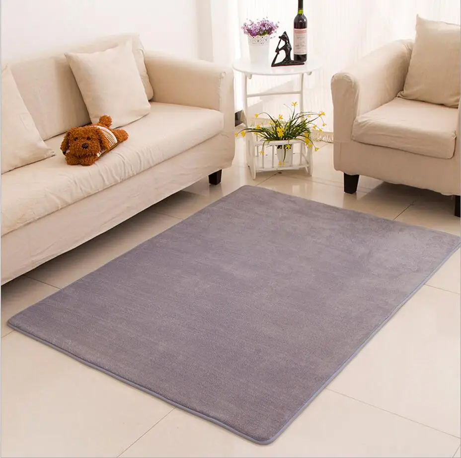 2017 New Arrival Solid Carpet For Living Room Sofa Area Mats Soft Rugs Non-slip Memory Cotton Mats Home Decoration tapetes
2017 New Arrival Solid Carpet For Living Room Sofa Area Mats Soft Rugs Non-slip Memory Cotton Mats Home Decoration tapetes