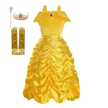 Girls Dresses Girls Princess Belle Dress Children Party Fairy Tales Cosplay Costume Children Stage Fantasy Show Clothes
Girls Dresses Girls Princess Belle Dress Children Party Fairy Tales Cosplay Costume Children Stage Fantasy Show Clothes