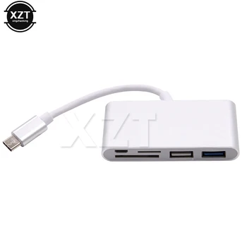 1pcs USB 3.1 Type-C USB 3.0 Hub SD TF Memory Card Reader OTG Adapter for mobile phone tablets USB flash disk newest
1pcs USB 3.1 Type-C USB 3.0 Hub SD TF Memory Card Reader OTG Adapter for mobile phone tablets USB flash disk newest