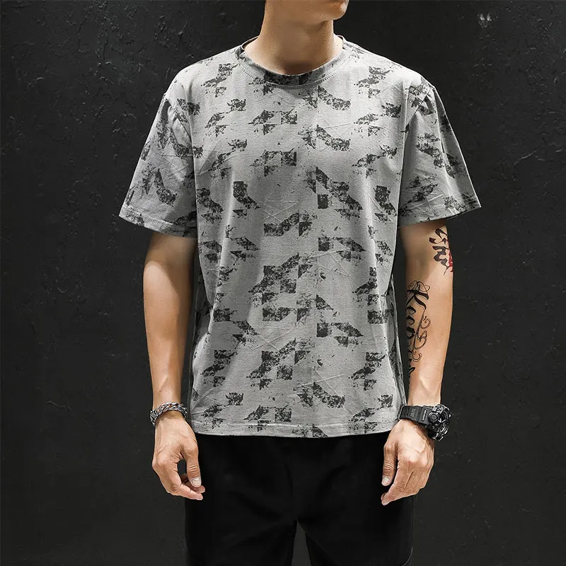 Vintage Male T-Shirt Trends Printing Men's T-Shirts O-Neck Large Sizes Summer Gray Apricot Man's Short-Sleeved T-Shirt
Vintage Male T-Shirt Trends Printing Men's T-Shirts O-Neck Large Sizes Summer Gray Apricot Man's Short-Sleeved T-Shirt