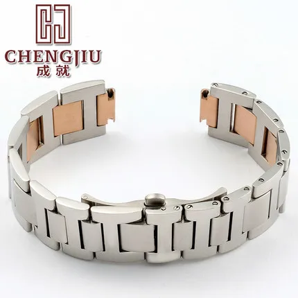 France Steel Watch Band 14 18 20 mm Metal Bracelet Belt Strap For Hours Convex Bretelle Orologi Montre