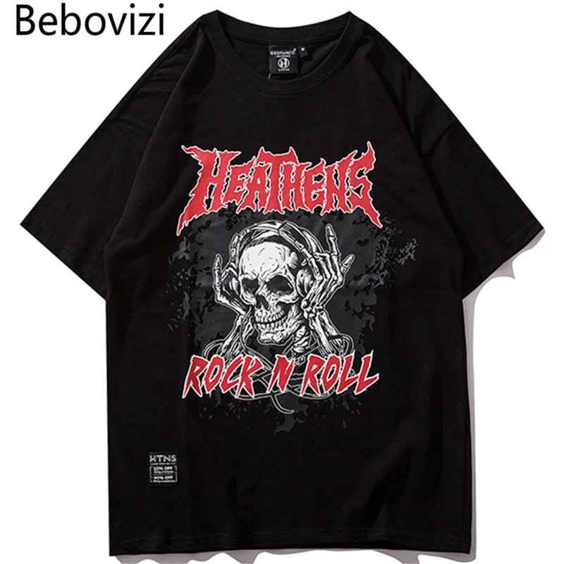 Bebovizi Men Hip Hop Streetwear Rock T Shirt Skeleton Printed Harajuku T-Shirts Summer Hiphop Tshirt Short Sleeve Casual Top Tee
Bebovizi Men Hip Hop Streetwear Rock T Shirt Skeleton Printed Harajuku T-Shirts Summer Hiphop Tshirt Short Sleeve Casual Top Tee