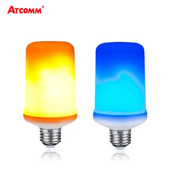 9W Ampoule LED E27 Flame Lamp With Gravity Sensor Dynamic Flame Effect LED Corn Light Bulb 85-265V Blue Yellow Fire
9W Ampoule LED E27 Flame Lamp With Gravity Sensor Dynamic Flame Effect LED Corn Light Bulb 85-265V Blue Yellow Fire