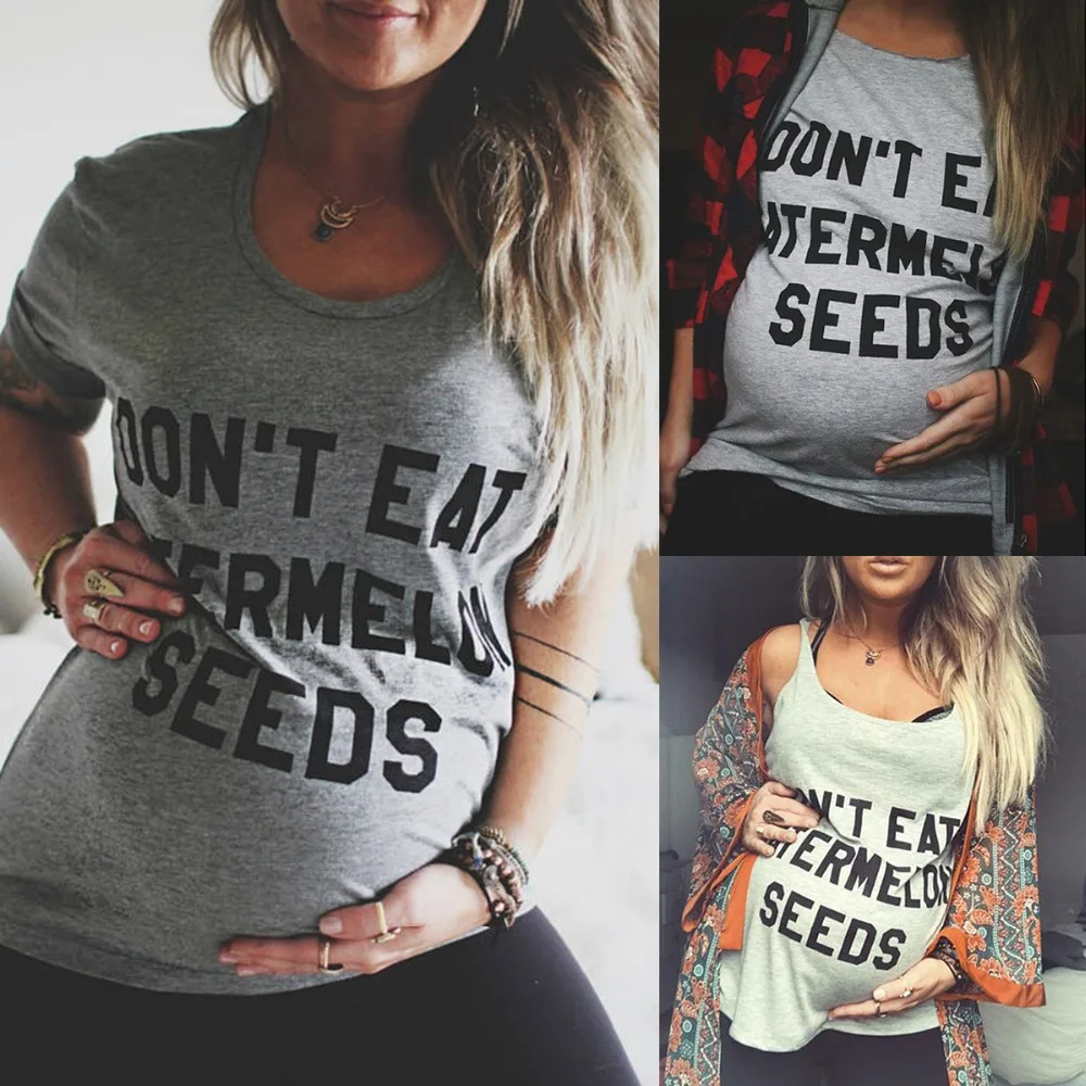 Summer Pregnant Maternity T Shirts Short Sleeve Casual Pregnancy Clothes Funny Letter Print For Pregnant Women Clothing Tee Tops
Summer Pregnant Maternity T Shirts Short Sleeve Casual Pregnancy Clothes Funny Letter Print For Pregnant Women Clothing Tee Tops