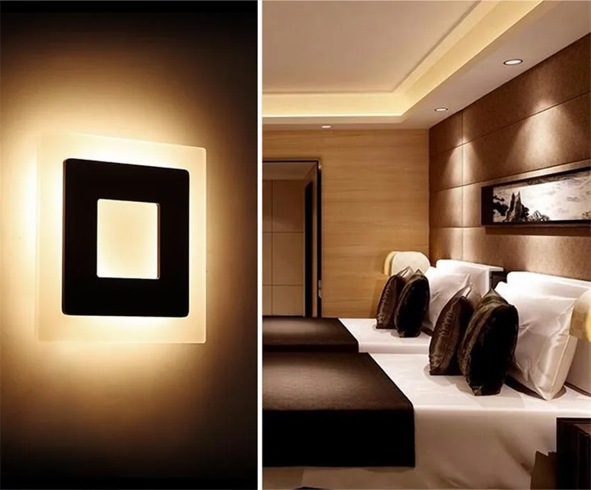 18w Led Acrylic Wall Lamps AC85-265V Modern Simple Bedroom Lights Indoor Dining-room Corridor Lighting Aluminum Wall Sconce NR13 18w Led Acrylic Wall Lamps AC85-265V Modern Simple Bedroom Lights Indoor Dining-room Corridor Lighting Aluminum Wall Sconce NR13