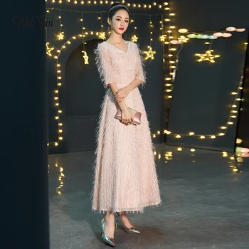 weiyin 2020 New Pink Long Formal Evening Dresses Zipper Half Sleeve Lace Sexy Backless Fashion Designer Formal Dress WY1438
weiyin 2020 New Pink Long Formal Evening Dresses Zipper Half Sleeve Lace Sexy Backless Fashion Designer Formal Dress WY1438