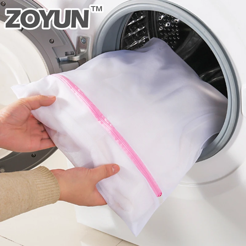 Zippered Laundry Mesh Bag For Washing Machines Large Bra Socks Lingerie Underwear Nylon Sorter Organizer Clothes Protection Net
Zippered Laundry Mesh Bag For Washing Machines Large Bra Socks Lingerie Underwear Nylon Sorter Organizer Clothes Protection Net