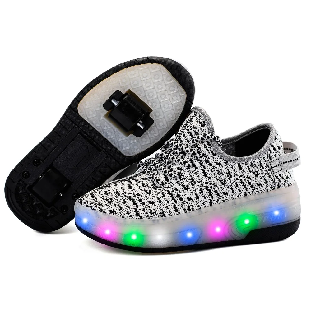 Children LED Flashing Double Roller Skate Shoes Invisible Automatic Pulley Roller Shoes Luminous Sneakers Light Up Shoes
Children LED Flashing Double Roller Skate Shoes Invisible Automatic Pulley Roller Shoes Luminous Sneakers Light Up Shoes