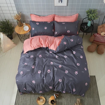 Cartoon Footprint New pattern bedding sets duvet cover Bed Linen pillow cases comfortable bed sheets Good quality sell well
Cartoon Footprint New pattern bedding sets duvet cover Bed Linen pillow cases comfortable bed sheets Good quality sell well