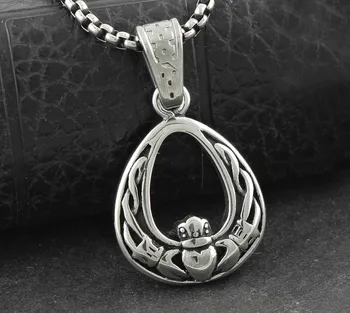 Stainless Steel Claddagh Love Friendship Loyalty Pendant Necklace
Stainless Steel Claddagh Love Friendship Loyalty Pendant Necklace