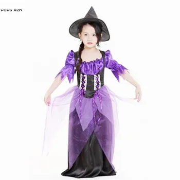 S-L Purple Colors Halloween Witch Costumes for Girls Children Magician Sorceress Cosplays Carnival Purim stage show party dress
S-L Purple Colors Halloween Witch Costumes for Girls Children Magician Sorceress Cosplays Carnival Purim stage show party dress