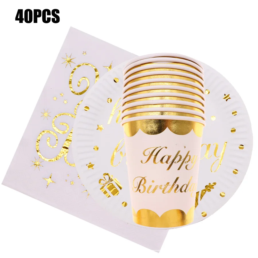 Gold foil Color Disposable Tableware Set Paper Plates Cups nipkin Party Wedding Carnival Tableware Supplies deco
Gold foil Color Disposable Tableware Set Paper Plates Cups nipkin Party Wedding Carnival Tableware Supplies deco