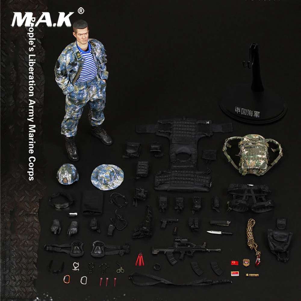For Collection 1/6 FLAGSET FS-73011 People's Liberation Army Marine Corps Figure Model Toy full set with the figure body
For Collection 1/6 FLAGSET FS-73011 People's Liberation Army Marine Corps Figure Model Toy full set with the figure body