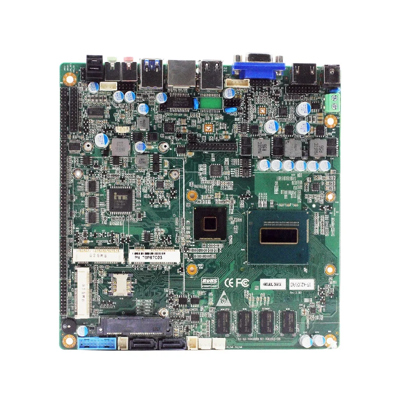 170x 170 mm motherboard TOP87C with onboard 2GB/4GB DDR3 Ram 5 RS-232 1 RS422/485 supports touch panel
170x 170 mm motherboard TOP87C with onboard 2GB/4GB DDR3 Ram 5 RS-232 1 RS422/485 supports touch panel