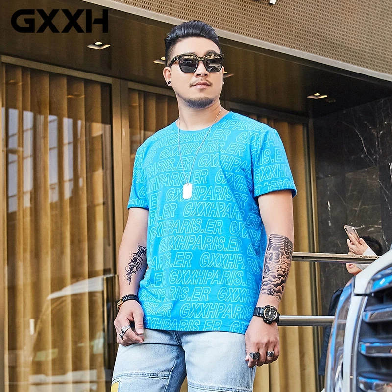 Large Men's Fashion Fat T-shirt with Loose Fit Short Sleeves Full Logo Alphabet Printed Tshirt Round Collar Oversized Top Tees
Large Men's Fashion Fat T-shirt with Loose Fit Short Sleeves Full Logo Alphabet Printed Tshirt Round Collar Oversized Top Tees