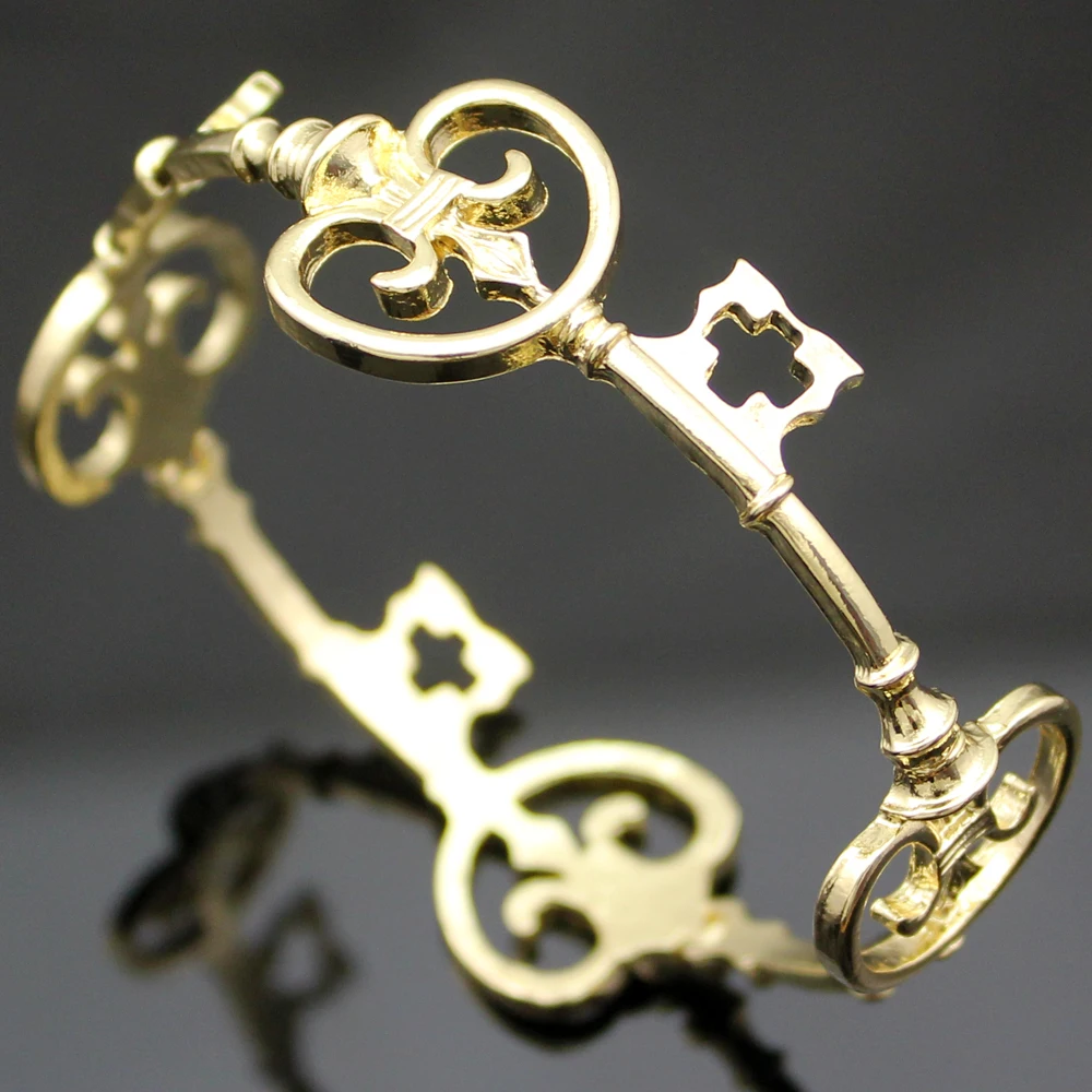 Victorian Skeleton Key Cross Bridal Steampunk Bracelet Bangle Cuff Valentine Jewelry 2018 New
Victorian Skeleton Key Cross Bridal Steampunk Bracelet Bangle Cuff Valentine Jewelry 2018 New