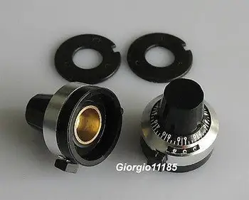 5pc 3590S WXD3-13 Potentiometer Dial knob lockable Hat XSN-III-4mm 6mm 6.35mm
5pc 3590S WXD3-13 Potentiometer Dial knob lockable Hat XSN-III-4mm 6mm 6.35mm