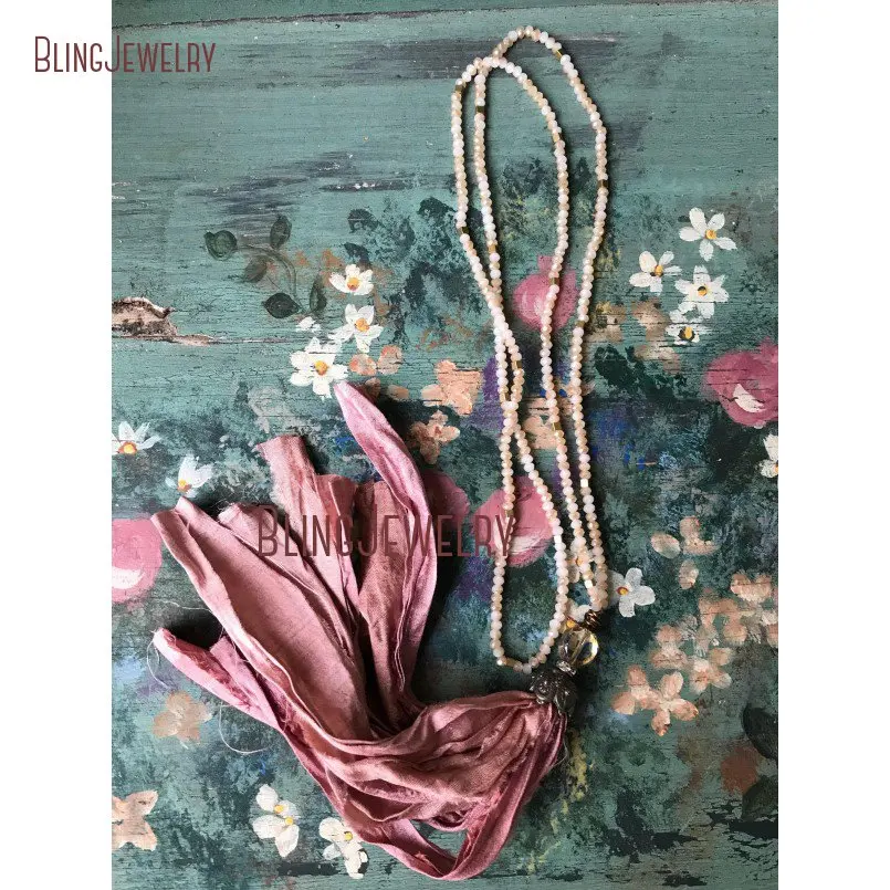 Romantic Shabby Boho PinkSari Silk Tassel Necklace Simple Glam Neutral Tone Skinny Necklace Fun Accessory NM15563
Romantic Shabby Boho PinkSari Silk Tassel Necklace Simple Glam Neutral Tone Skinny Necklace Fun Accessory NM15563