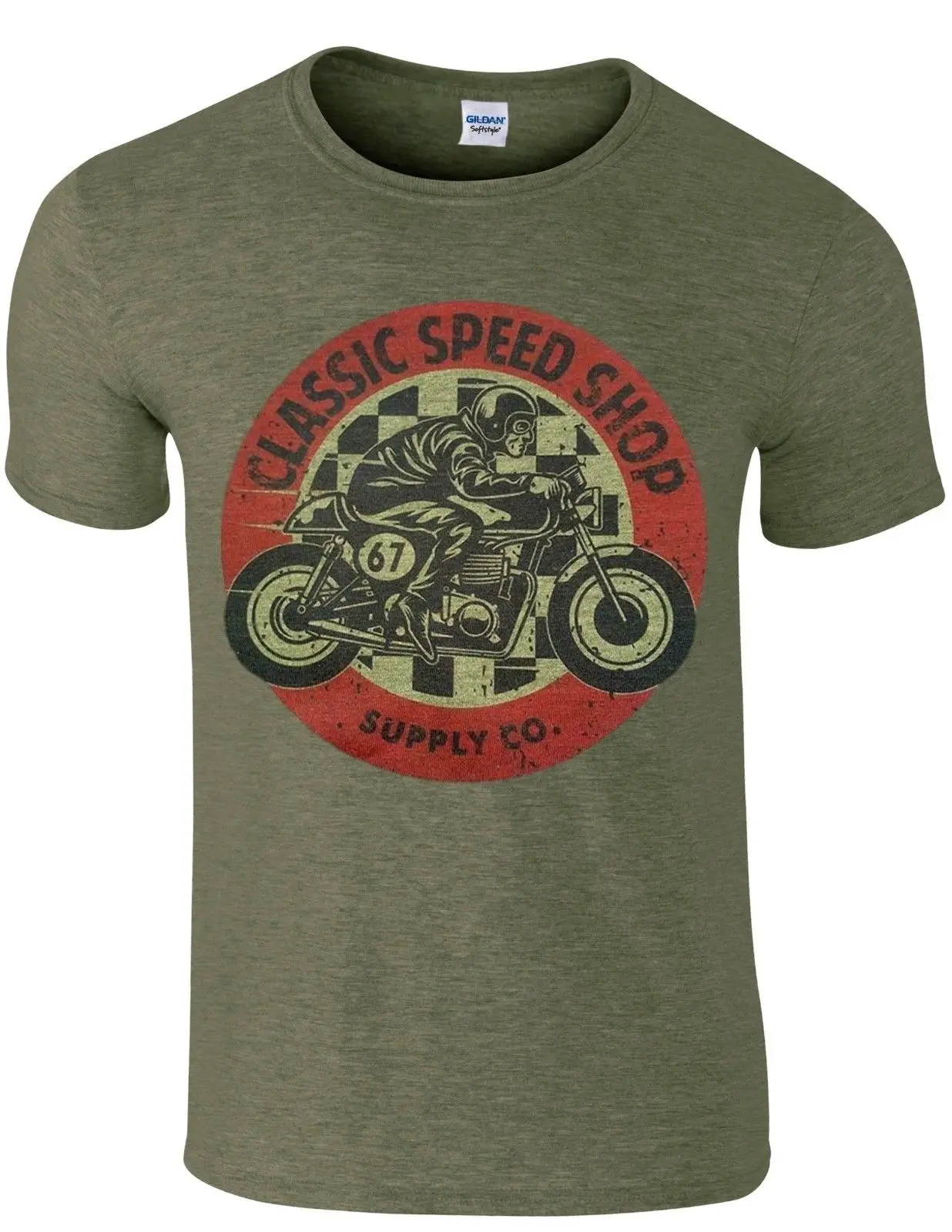 Фото Men 2019 New Print T Shirt Summer Motorbike Motorcycles Classic Speed Shop Cafe Racer Biker G2Army | Мужская одежда