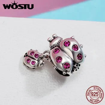 WOSTU 100% Authentic 925 Sterling Silver Cubic Zircon Stone Insects Beatles Charm Beads For Women Bracelet Necklace Gift BKC364
WOSTU 100% Authentic 925 Sterling Silver Cubic Zircon Stone Insects Beatles Charm Beads For Women Bracelet Necklace Gift BKC364