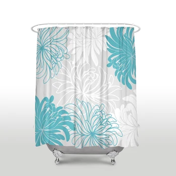 New Waterproof Daisy Floral Printed Shower Curtain with Hooks Polyester Fabric Flower Bathroom Curtains for Home Decorations 
New Waterproof Daisy Floral Printed Shower Curtain with Hooks Polyester Fabric Flower Bathroom Curtains for Home Decorations