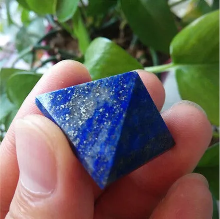 20g Healing natural lapis lazuli quartz crystal pyramid natural stones and minerals for gift 
20g Healing natural lapis lazuli quartz crystal pyramid natural stones and minerals for gift