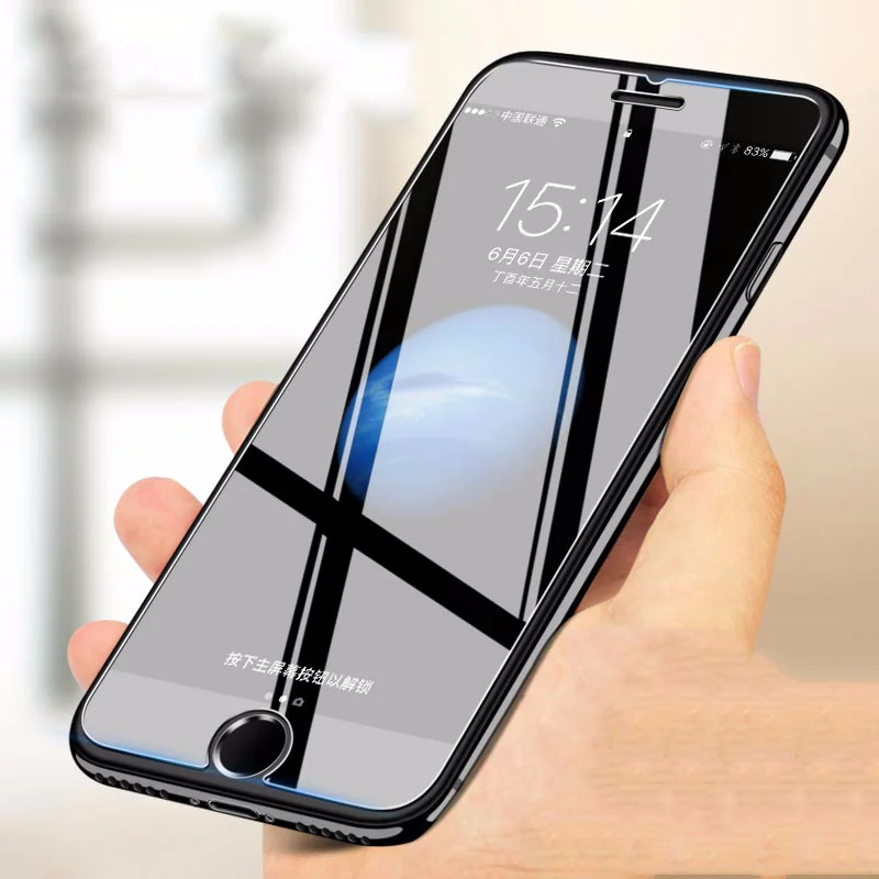Закаленное Стекло Экран протектор для iPhone 7 6 S Plus SE 5S 5 5C Телефон чехол защитная
