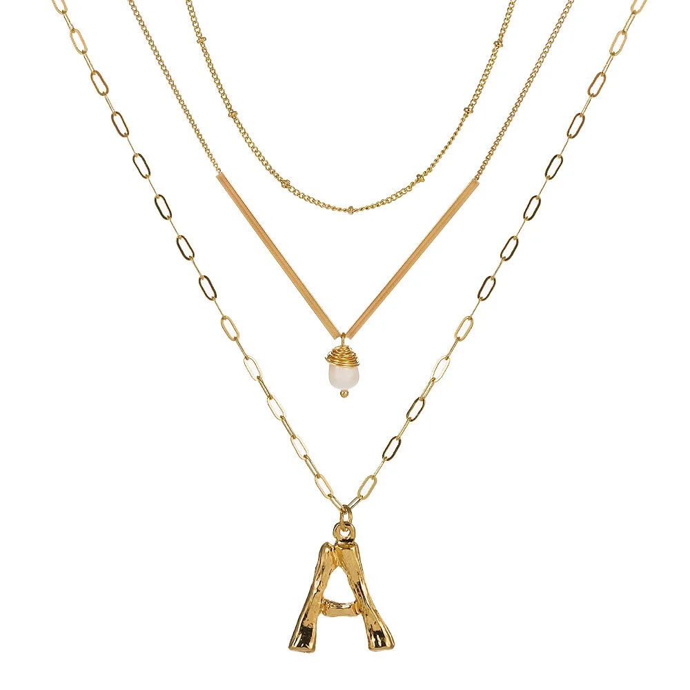 Cute Natural Pearl Initial Necklace Personalized Letter Necklace Name Jewelry For Women Accessories Gold color Girlfriend Gift
Cute Natural Pearl Initial Necklace Personalized Letter Necklace Name Jewelry For Women Accessories Gold color Girlfriend Gift