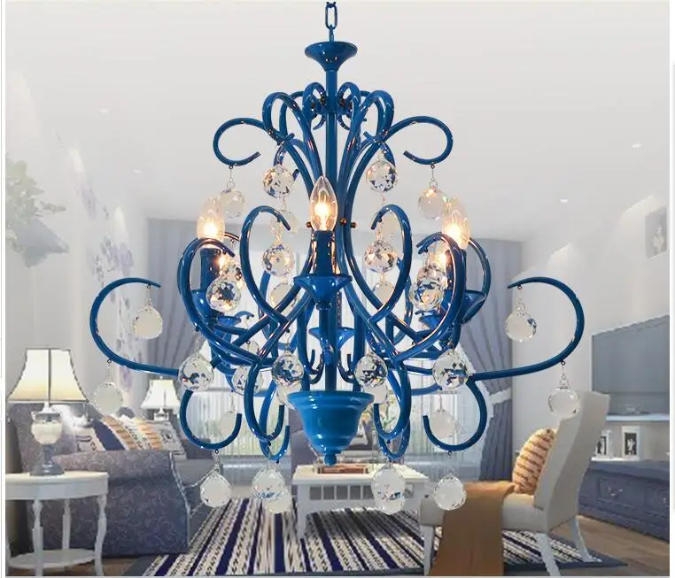 Free Shipping Nordic Vintage Blue Crystal Chandelier LightingTop Luxury E14 LED AC Chandelier Lighting Factory Direct Selling
Free Shipping Nordic Vintage Blue Crystal Chandelier LightingTop Luxury E14 LED AC Chandelier Lighting Factory Direct Selling