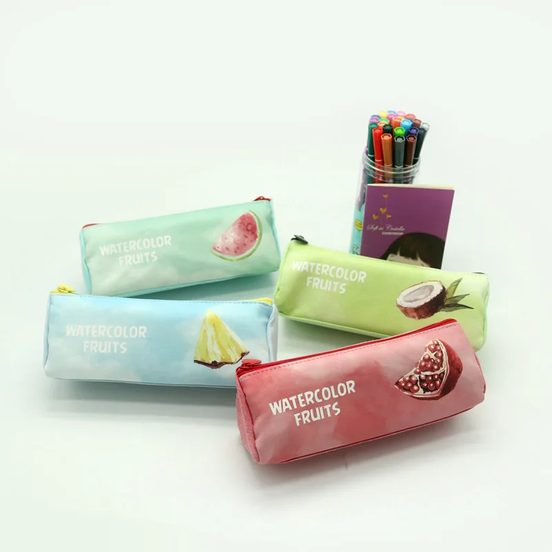 Bright fashion creative pencil case summer fruit pencil bag student Stationery package girl cosmetic bag
Bright fashion creative pencil case summer fruit pencil bag student Stationery package girl cosmetic bag