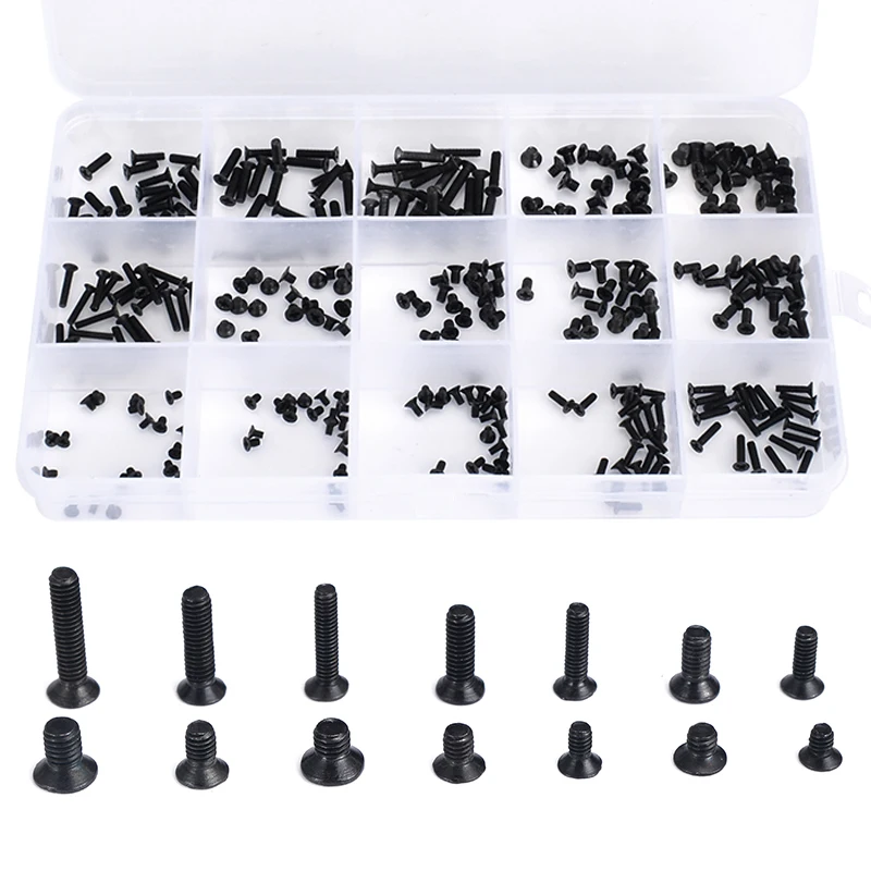 New 300pcs Laptop Screws Tool Kit for HP Dell Lenovo Sony Toshiba Samsung IBM 15 Types With Box