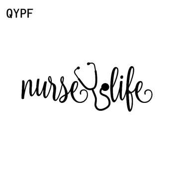 QYPF 14.8CM*5.5CM Personality Vinyl Car-styling Nurse Life Stethoscope Car Sticker Decal Black Silver C15-3157
QYPF 14.8CM*5.5CM Personality Vinyl Car-styling Nurse Life Stethoscope Car Sticker Decal Black Silver C15-3157