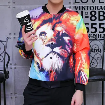 coats and jackets men 3d jackets men baseball jacket Autumn Winter Fashion print animal lion hip hop Streetwear Bomber Overcoat 
coats and jackets men 3d jackets men baseball jacket Autumn Winter Fashion print animal lion hip hop Streetwear Bomber Overcoat