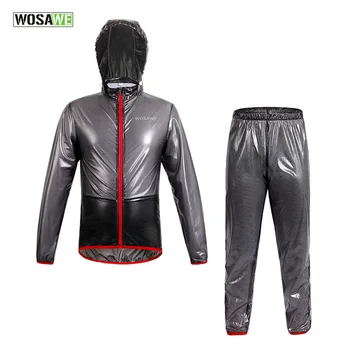 Wosawe Reflective Raincoat Suits Cycling Jacket Coat Waterproof Windproof Running Mtb Bike Bicycle Clothing Sets Breathable 
Wosawe Reflective Raincoat Suits Cycling Jacket Coat Waterproof Windproof Running Mtb Bike Bicycle Clothing Sets Breathable