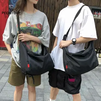 Hip Hop Solid Color Shoulder Messenger Packs Casual Women Men Nylon Large Capacity Sports Crossbody Bags Phone Money Pouch
Hip Hop Solid Color Shoulder Messenger Packs Casual Women Men Nylon Large Capacity Sports Crossbody Bags Phone Money Pouch