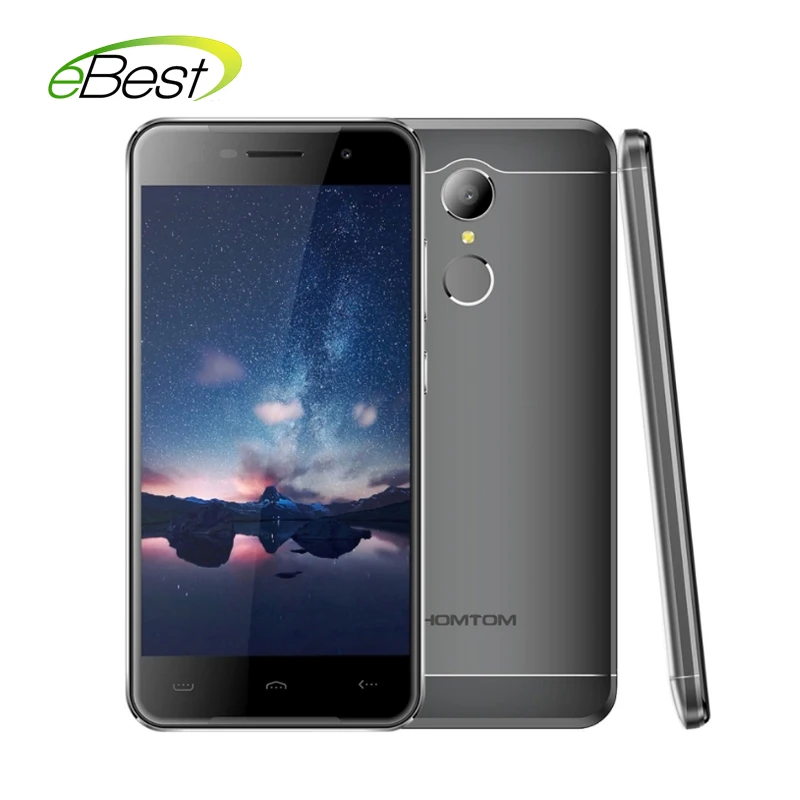 HOMTOM HT37 Android Smartphone MTK6580 Quad Core 1.3GHz 16GB ROM 2GB RAM 5.0 inch HD Fingerprint 13MP 3000mAh Mobile Phone
HOMTOM HT37 Android Smartphone MTK6580 Quad Core 1.3GHz 16GB ROM 2GB RAM 5.0 inch HD Fingerprint 13MP 3000mAh Mobile Phone