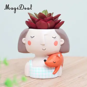 MagiDeal Cute Boys Girls Flowerpot Succulent Plants Flowers Planters Plot Vase Garden Decor Gardening Planting Decor Ornament
MagiDeal Cute Boys Girls Flowerpot Succulent Plants Flowers Planters Plot Vase Garden Decor Gardening Planting Decor Ornament