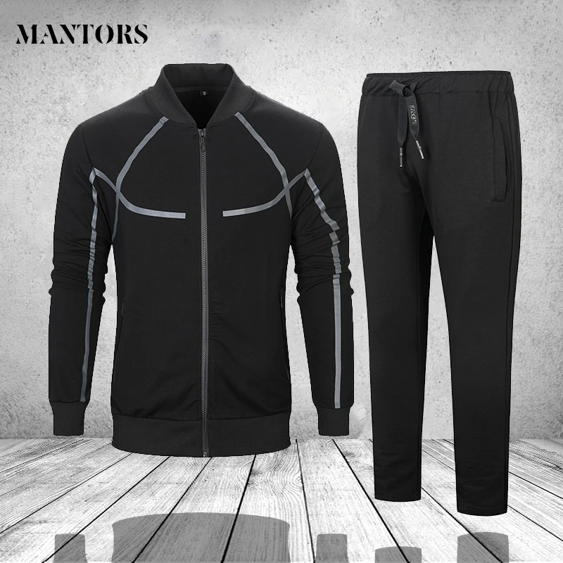 Sportswear Men Set Casual Long Sleeve Jacket + Pants Track Suit Men Autumn New Brand Fitness Clothing Tracksuit Male Black Grey
Sportswear Men Set Casual Long Sleeve Jacket + Pants Track Suit Men Autumn New Brand Fitness Clothing Tracksuit Male Black Grey