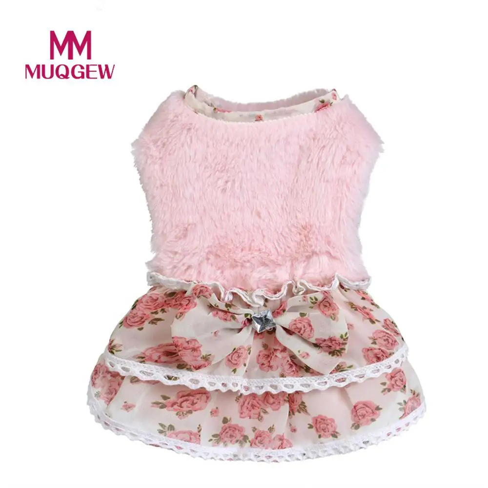 Pet Dog dress puppy Cat Winter Coat Warm Bowknot Gem Sweater Skirt tutu dog roupa pet vestidos de perro girl dog dress birthday
Pet Dog dress puppy Cat Winter Coat Warm Bowknot Gem Sweater Skirt tutu dog roupa pet vestidos de perro girl dog dress birthday