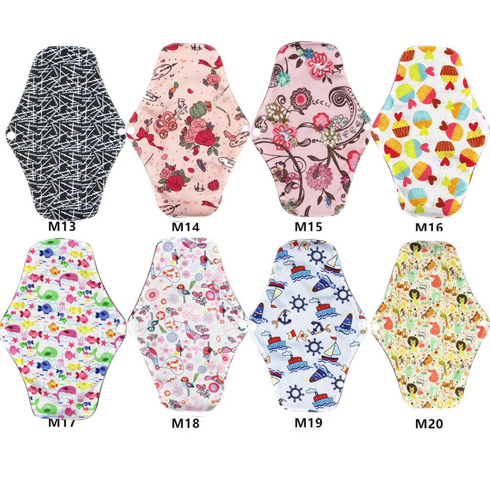 Washable Reusable Sanitary Towel Portable Foldable Breathable Bamboo Charcoal Cloth Menstrual Pads Random Color
Washable Reusable Sanitary Towel Portable Foldable Breathable Bamboo Charcoal Cloth Menstrual Pads Random Color