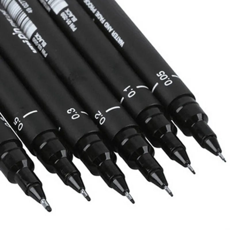 1 PC Pigment Fineliner Marker Pen Sketching Drawing Painting Ink Pen Different Tip Markers Art School Stationary Supplies 04307
1 PC Pigment Fineliner Marker Pen Sketching Drawing Painting Ink Pen Different Tip Markers Art School Stationary Supplies 04307