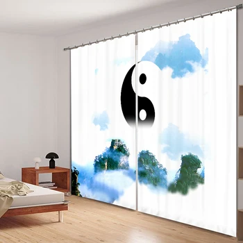 Chinese Gossip Print Wonderful Room Curtain Fabric 3D Curtains for Living Room Sunshade Window Curtains Custom-made Size
Chinese Gossip Print Wonderful Room Curtain Fabric 3D Curtains for Living Room Sunshade Window Curtains Custom-made Size