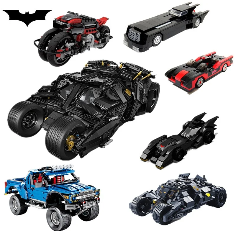 35004/07060 New Technic series the F-150 Raptor Pickup batmobile Batman Chariots model building blocks
35004/07060 New Technic series the F-150 Raptor Pickup batmobile Batman Chariots model building blocks