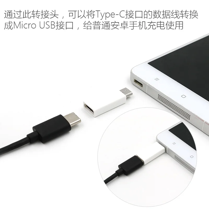font b Type C b font Female To Micro USB Male Charging Converter USB 3