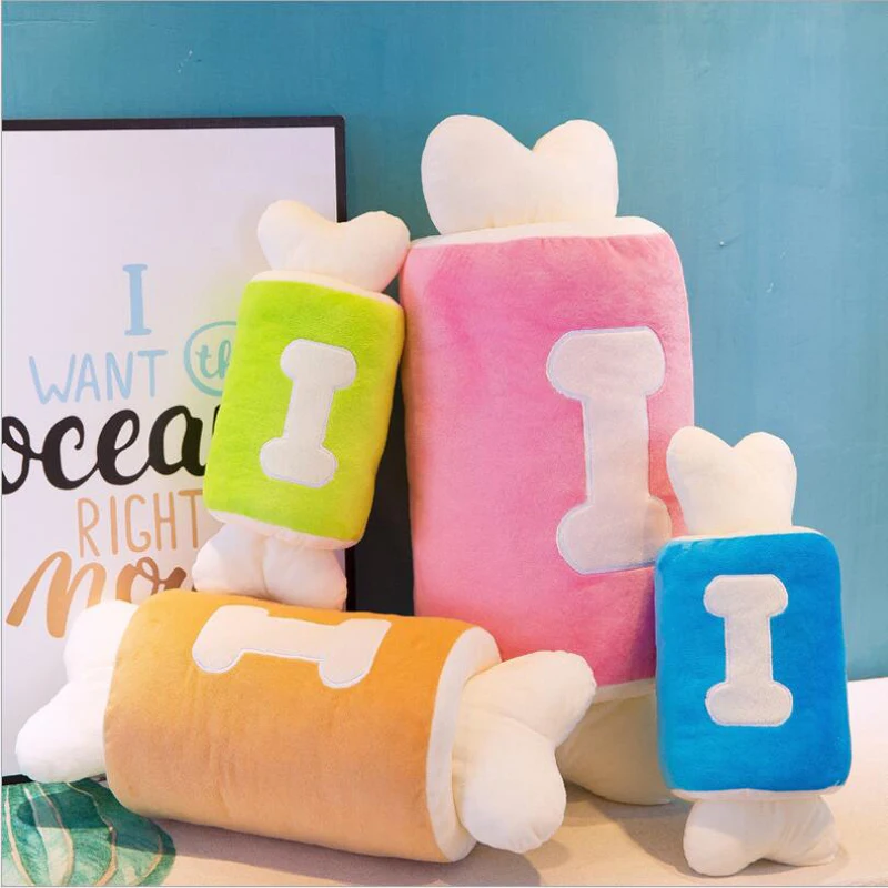 Creative Cartoon Bone Short Plush Toy Stuffed Doll Toys Soft Plush Pillow Children Gift Valentine's Day Gifts
Creative Cartoon Bone Short Plush Toy Stuffed Doll Toys Soft Plush Pillow Children Gift Valentine's Day Gifts